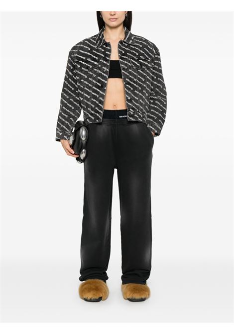 Black layered track trousers Alexander wang - women ALEXANDER WANG | 4CC1254406011